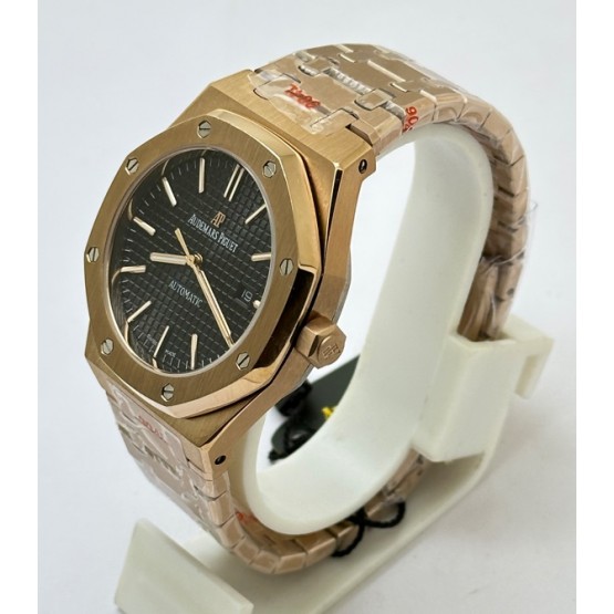 Audemars Piguet Royal Oak Black Rose Gold Swiss Automatic Watch