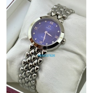 Omega De-ville Blue Steel Ladies Watch