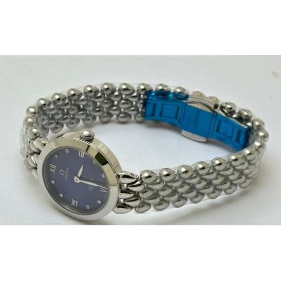 Omega De-ville Blue Steel Ladies Watch