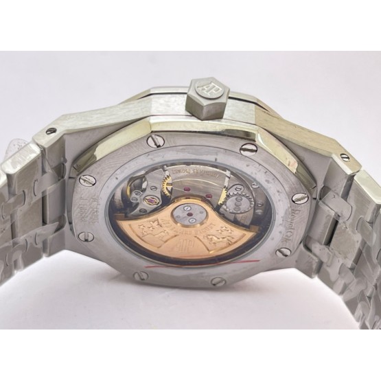 Audemars Piguet Royal Oak Steel Grey Swiss ETA Valjoux 7750 Automatic Watch