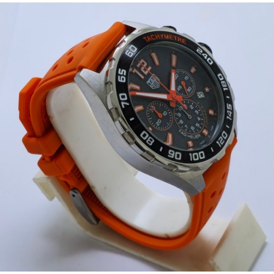 Tag Heuer Formula 1 Orange Rubber Strap Watch