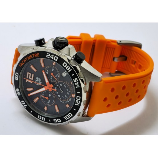 Tag Heuer Formula 1 Orange Rubber Strap Watch