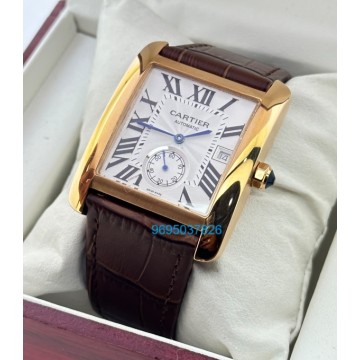 Cartier Tank MC Rose Gold Swiss ETA Automatic Watch