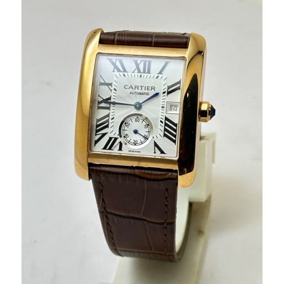 Cartier Tank MC Rose Gold Swiss ETA Automatic Watch