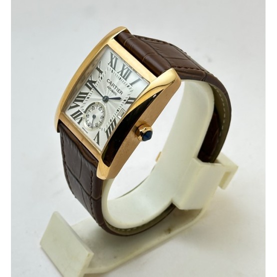 Cartier Tank MC Rose Gold Swiss ETA Automatic Watch