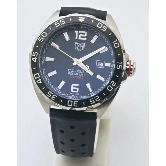 Tag Heuer Formula 1 Caliber 5 Black Rubber Strap Swiss Automatic Watch