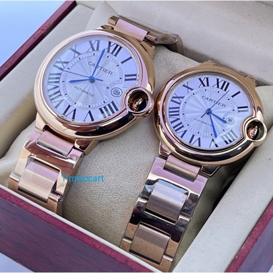 Cartier Ballon Bleu De Couple Dual Tone Swiss Automatic Watch