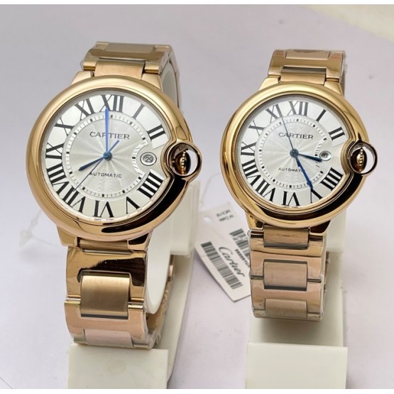 Cartier Ballon Bleu De Couple Dual Tone Swiss Automatic Watch