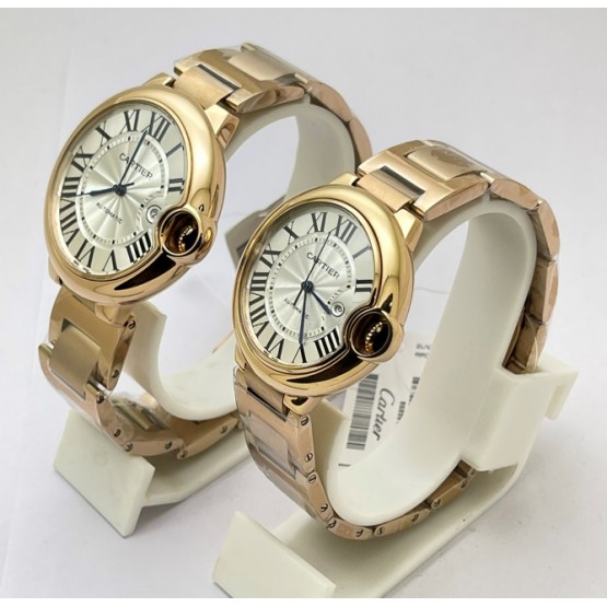 Cartier Ballon Bleu De Couple Dual Tone Swiss Automatic Watch