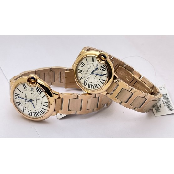 Cartier Ballon Bleu De Couple Dual Tone Swiss Automatic Watch