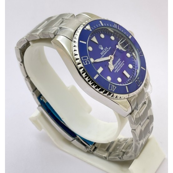  Rolex Submariner Blue Dial Steel Bracelet Swiss Automatic Watch