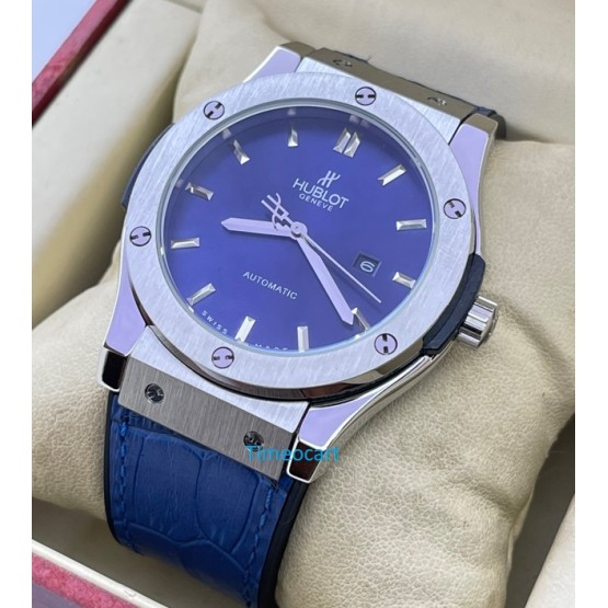 Hublot Vendom Classic Blue Leather Strap Swiss Automatic Watch