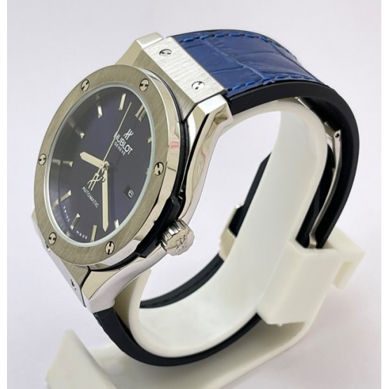 Hublot Vendom Classic Blue Leather Strap Swiss Automatic Watch