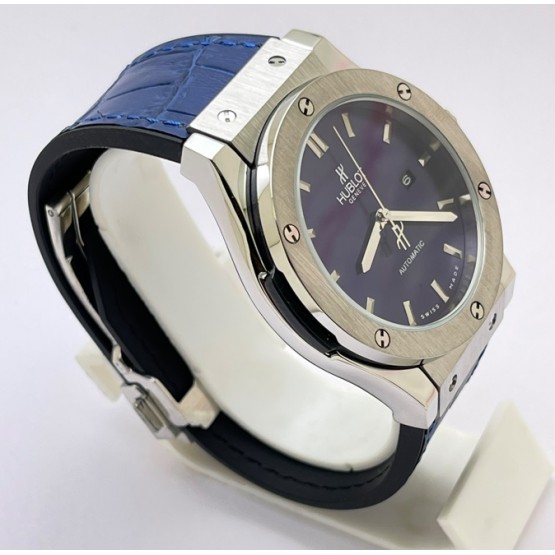 Hublot Vendom Classic Blue Leather Strap Swiss Automatic Watch