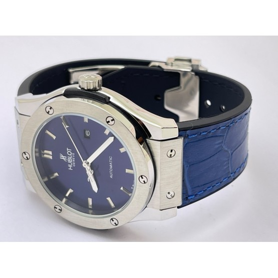 Hublot Vendom Classic Blue Leather Strap Swiss Automatic Watch