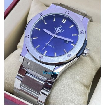 Hublot Vendom Classic Steel Blue Swiss Automatic Watch