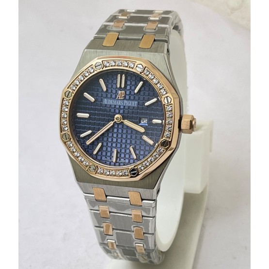 Audemars Piguet Royal Oak Diamond Blue Ladies Watch