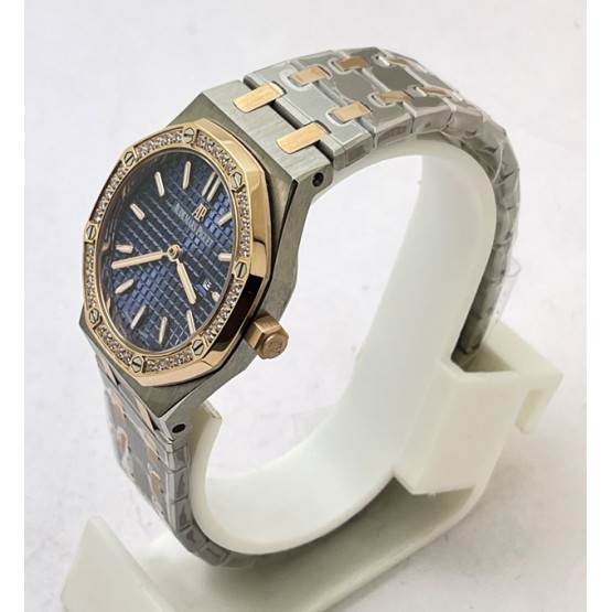 Audemars Piguet Royal Oak Diamond Blue Ladies Watch