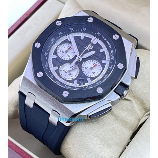 Audemars Piguet Royal Oak Offshore Steel Black Rubber Strap Limited Edition Watch