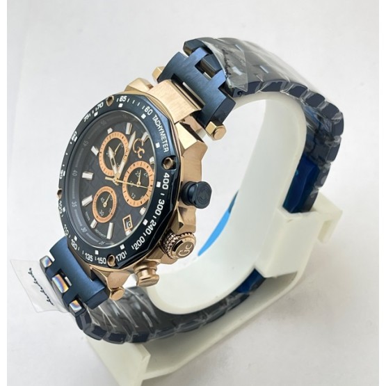 GC Blue Chronograph Blue Bracelet Watch