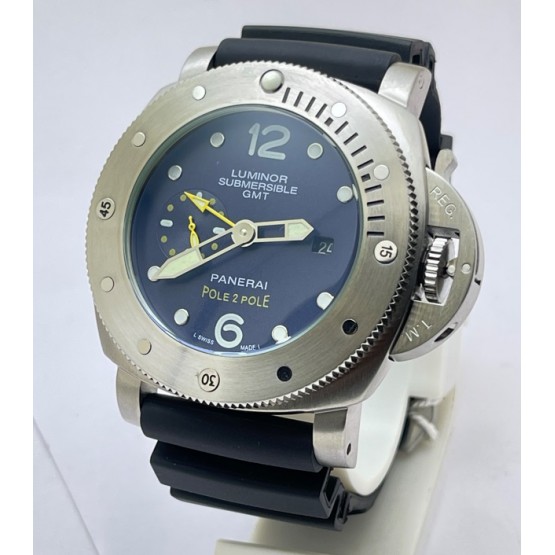 Panerai Submersible GMT Pole 2 Pole Swiss Automatic Watch