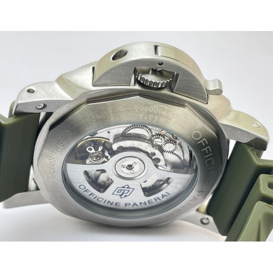 Panerai Submersible Green Rubber Strap Swiss Automatic Watch