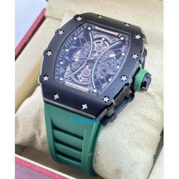 Richard Mille Poblo Mac Donough Green Swiss ETA 7750 Valjoux Movement Watch