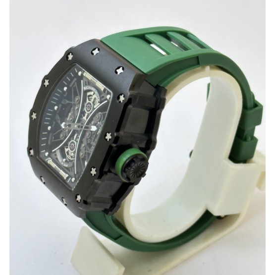 Richard Mille Poblo Mac Donough Green Swiss ETA 7750 Valjoux Movement Watch