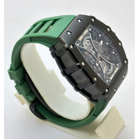 Richard Mille Poblo Mac Donough Green Swiss ETA 7750 Valjoux Movement Watch