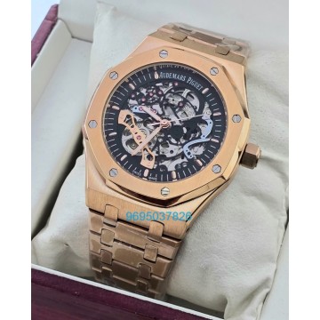 Audemars Piguet Royal Oak Rose Gold Skeleton Swiss Automatic Watch