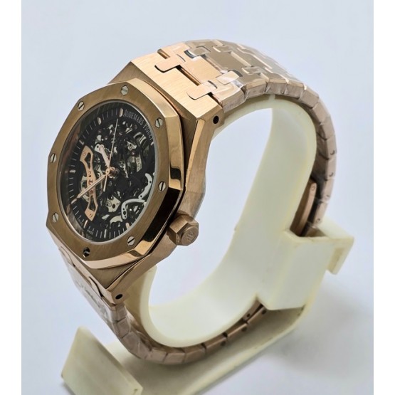 Audemars Piguet Royal Oak Rose Gold Skeleton Swiss Automatic Watch