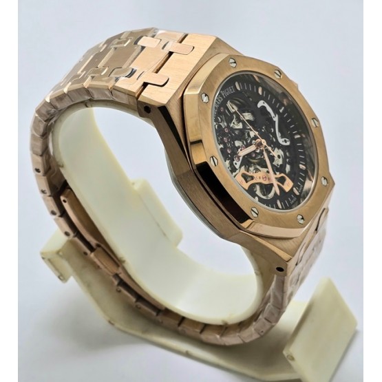 Audemars Piguet Royal Oak Rose Gold Skeleton Swiss Automatic Watch