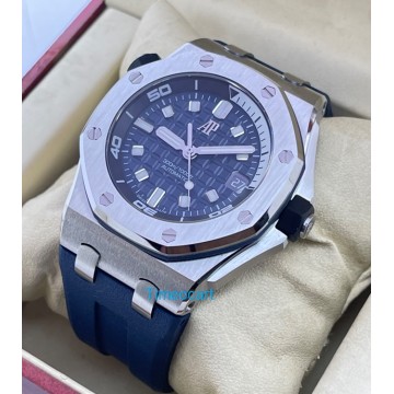 Audemars Piguet Diver Blue Rubber Strap Swiss ETA Valjoux 7750 Automatic Watch