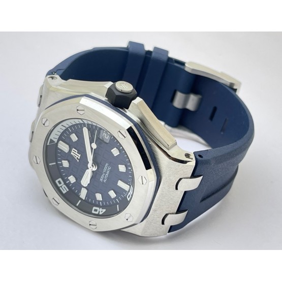 Audemars Piguet Diver Blue Rubber Strap Swiss ETA Valjoux 7750 Automatic Watch