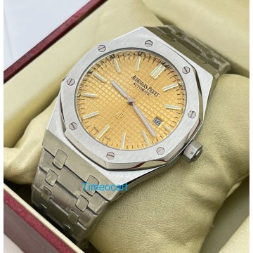 Audemars Piguet Royal Oak Steel Yellow Swiss Automatic Watch