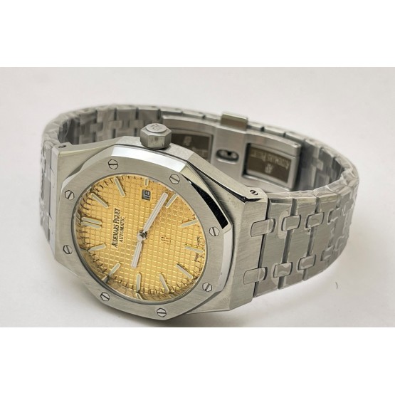 Audemars Piguet Royal Oak Steel Yellow Swiss Automatic Watch