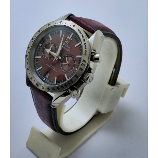 Omega Speedmaster 57 Co-Axial Master Brown Chronometer Chronograph Watch