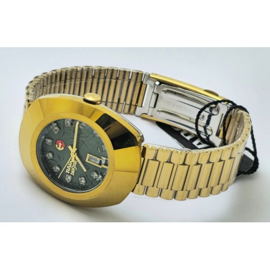 Rado Diastar Golden Green Day Date Swiss Automatic Watch