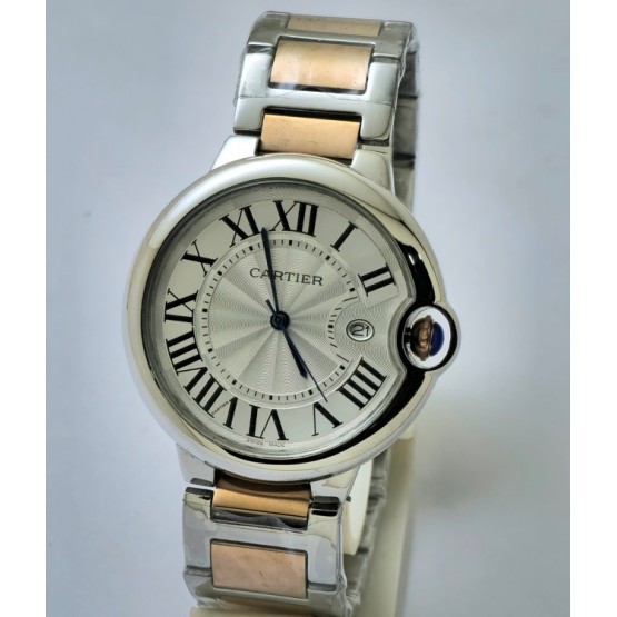 Cartier Ballon Bleu De Mens Dual Tone Watch