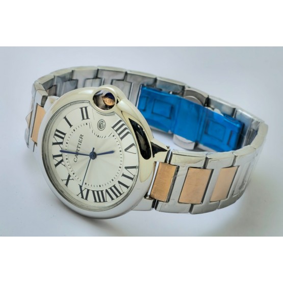 Cartier Ballon Bleu De Mens Dual Tone Watch