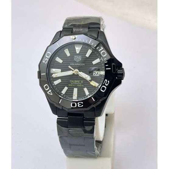 TAG Heuer Aquaracer Calibre 5 Full Black Swiss Automatic Watch