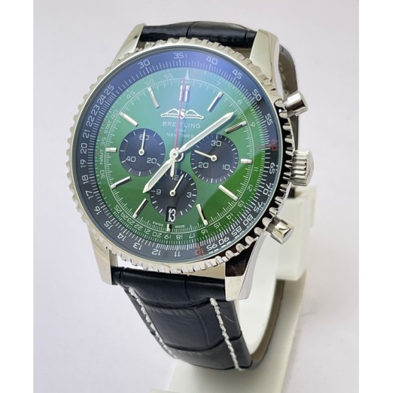 Breitling Navitimer B01 Green Chronograph Watch