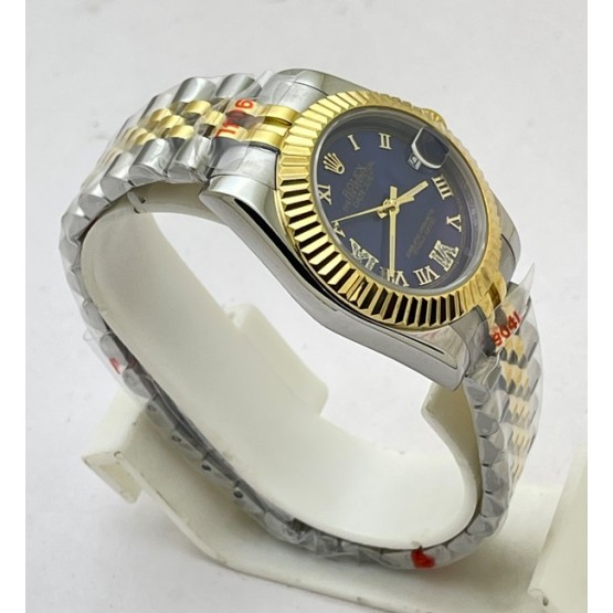 Rolex Datejust Roman Marker Blue Dual Tone Swiss Automatic Ladies Watch