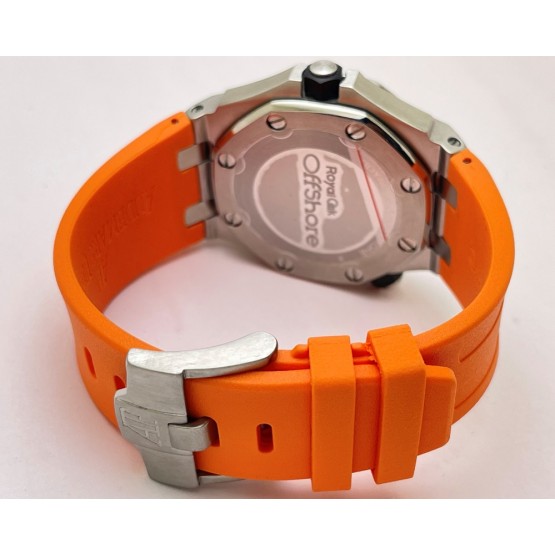 Audemars Piguet Diver Orange Rubber Strap Swiss Automatic Watch