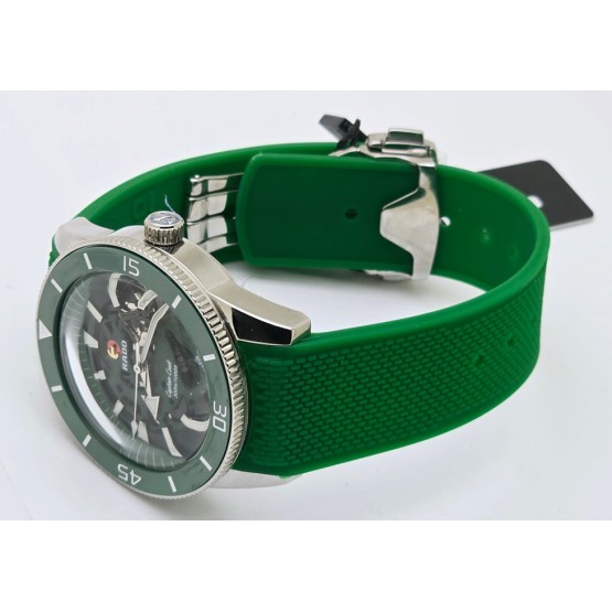 Rado Captain Cook X England Cricket Green Rubber Strap Limited Edition Swiss Automatic Watch