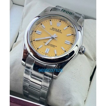 Rolex Oyster Perpetual Yellow Steel Swiss Automatic Watch