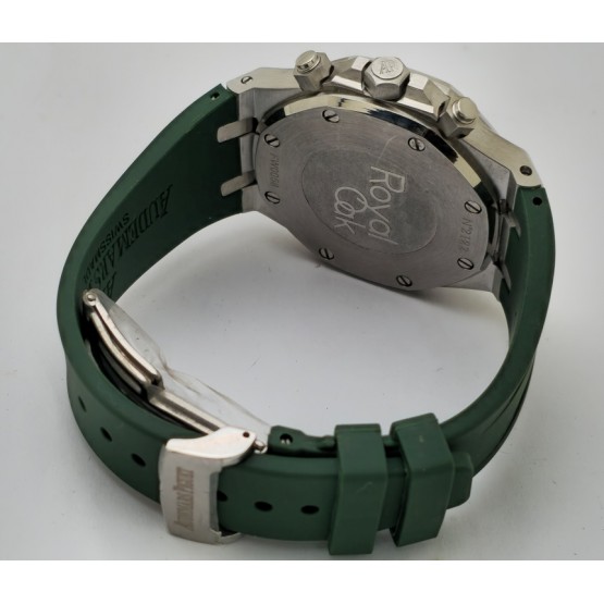 Audemars Piguet Chronometer Green Rubber Strap Watch