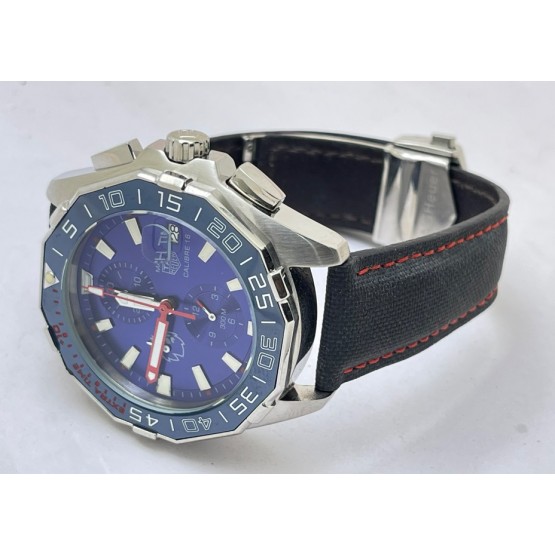 TAG Heuer Match Timer Calibre 16 Blue Dial Watch