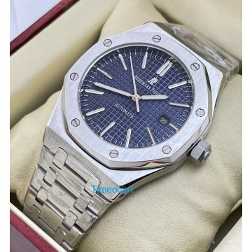 Audemars Piguet Royal Oak Steel Blue Swiss Automatic Watch