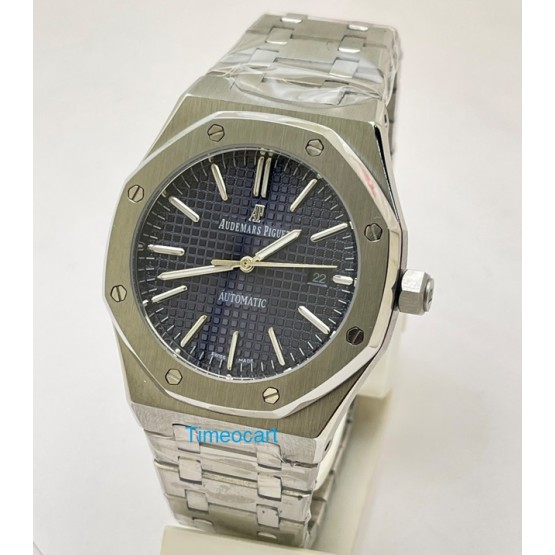 Audemars Piguet Royal Oak Steel Blue Swiss Automatic Watch